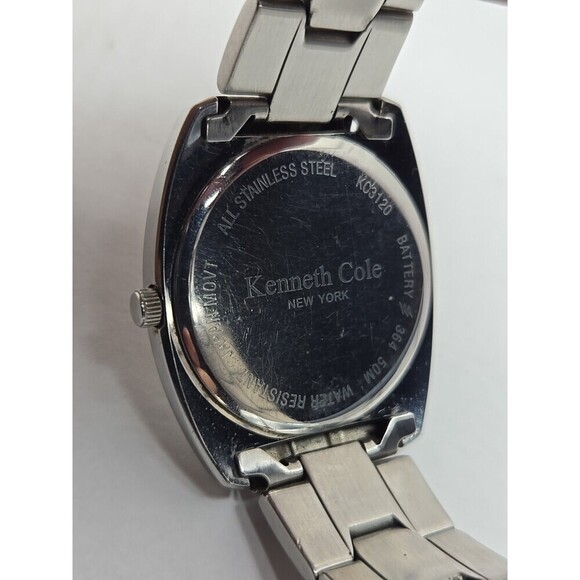 Kenneth Cole New York Mens Quartz Date Stainless Steel 50M New Battery Watch Men - Picture 11 of 11